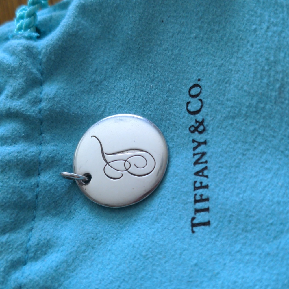 Tiffany & Co. "T" initial pendant